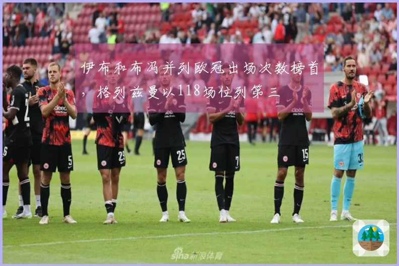 伊布和布冯并列欧冠出场次数榜首，格列兹曼以118场位列第三