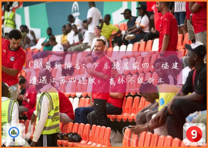 CBA最新排名：广东稳居前四，福建遭遇江苏四连败，吉林不敌浙江