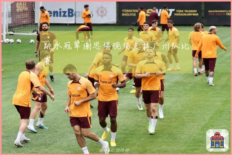 跳水冠军谢思埸现场支持广州队比赛